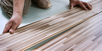 Home improvement, floor installation