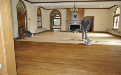 Solid Wood Floor Staining In Bloomington, IN